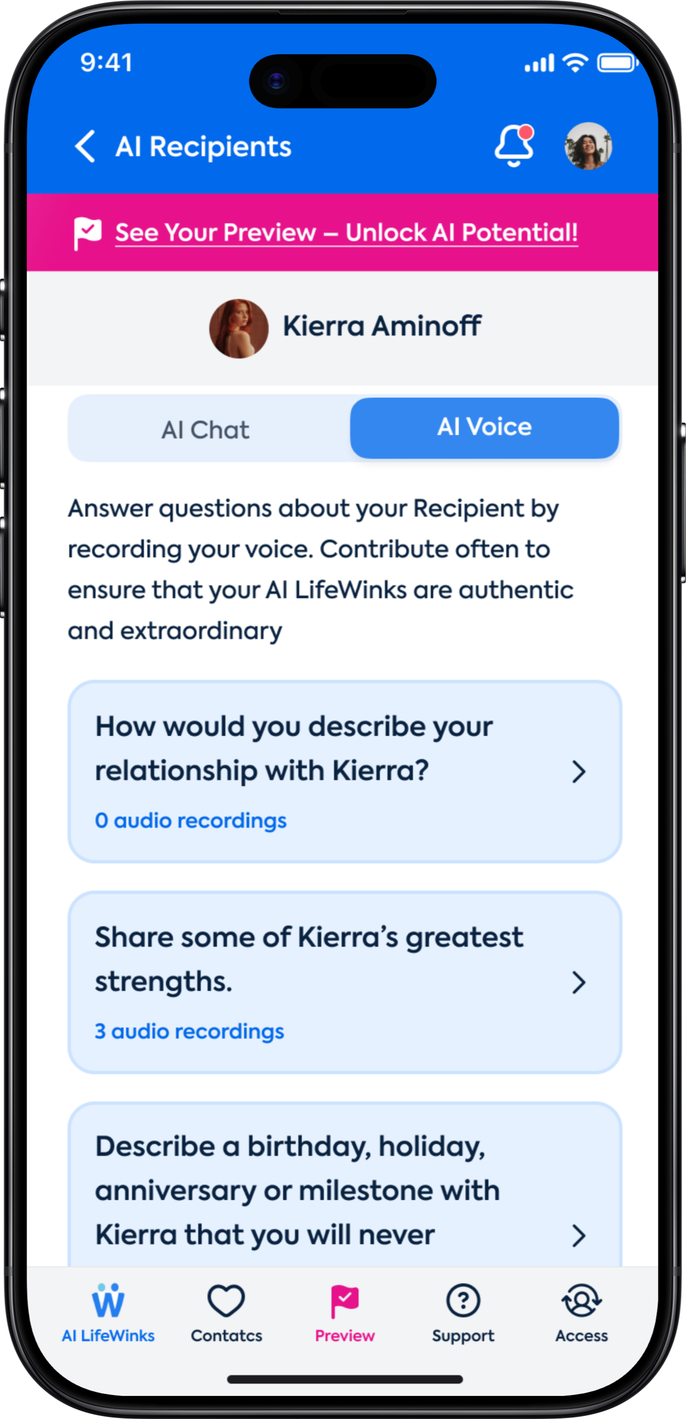 AI Authentic Capture - LifeWink App