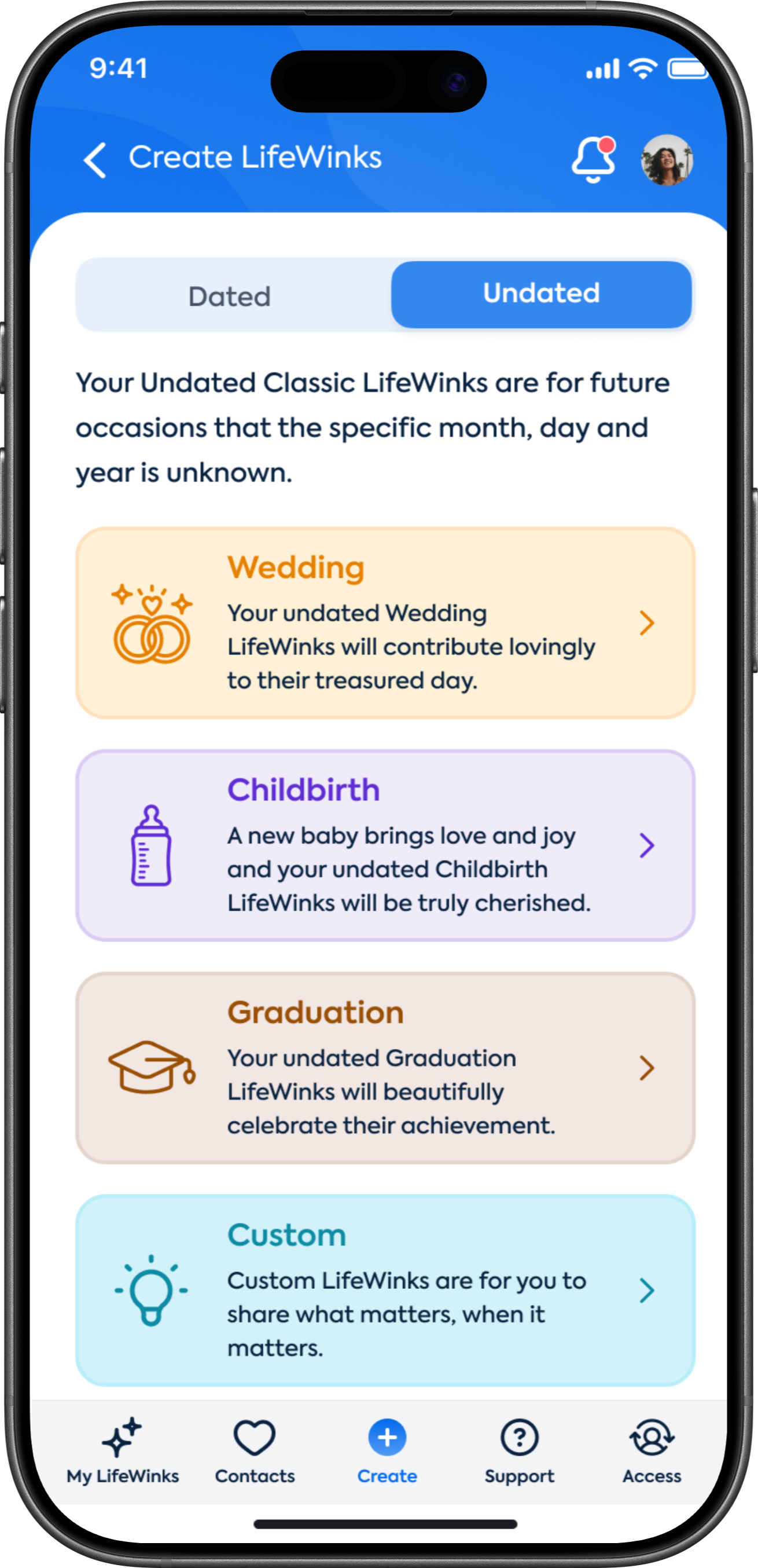 Classic LifeWinks - Undated