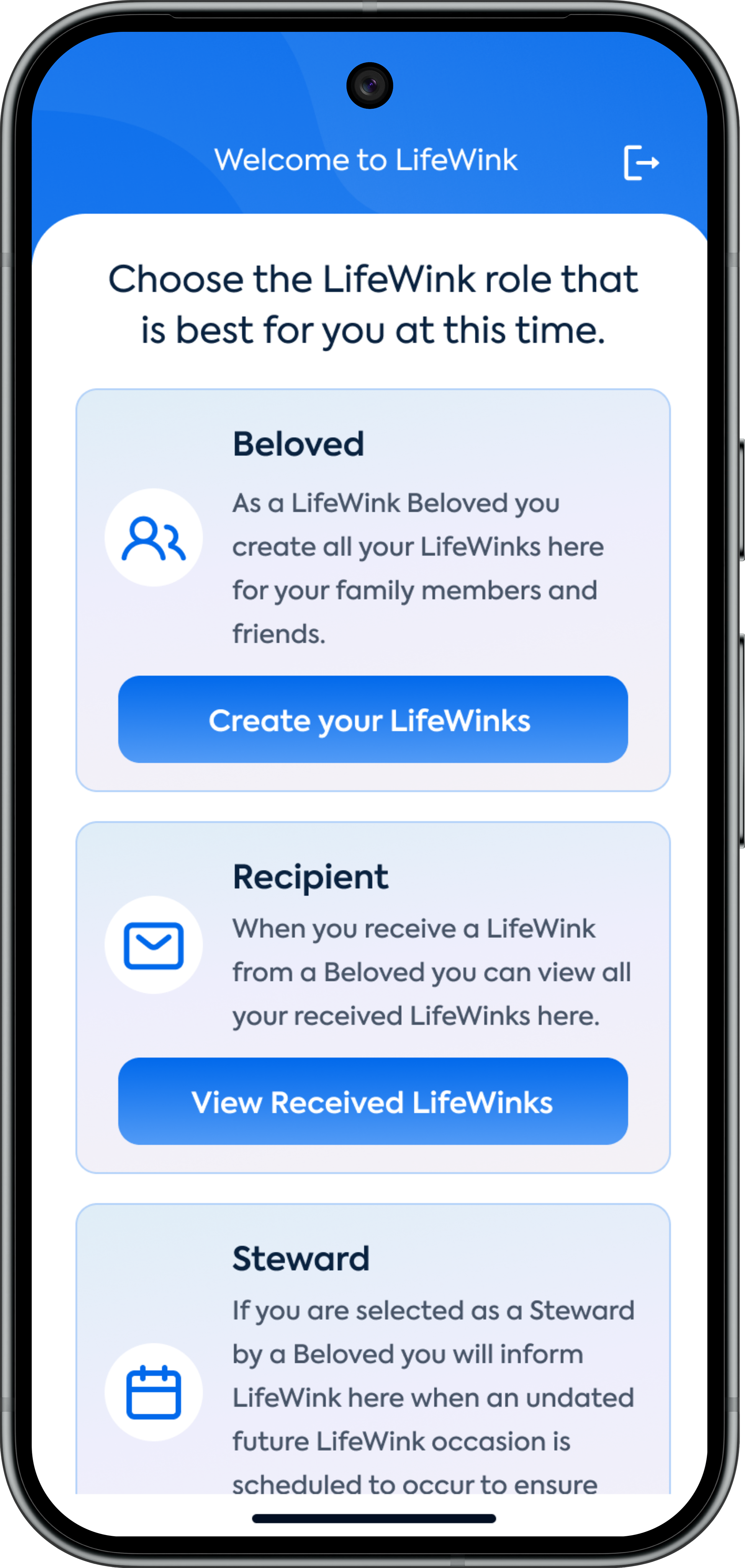 Sharing & Private Delivery - Role Selection